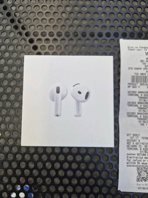 AirPods 4 Wireless Earbuds, Bluetooth Headphones, with Active Noise Cancellation